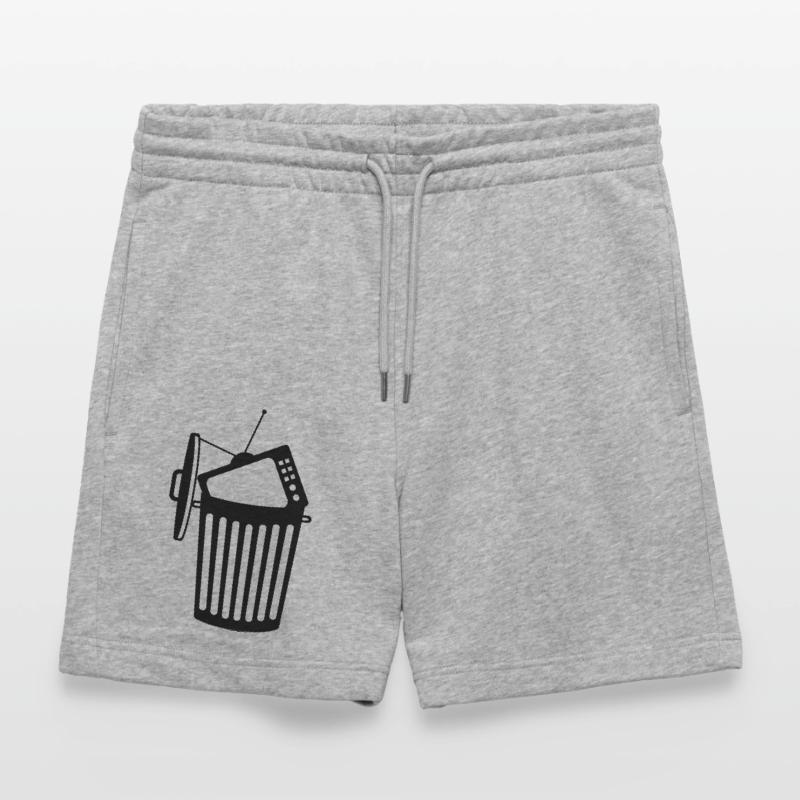 fernseher trash tv programm verdummung scheisse sc Stanley/Stella Unisex Bio Joggingshorts Trainer 