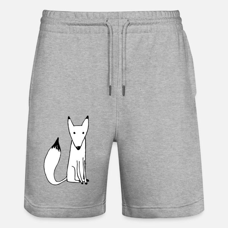 Weißfuchs Isatis - Stanley/Stella Unisex Bio Joggingshorts Trainer  - Grau meliert