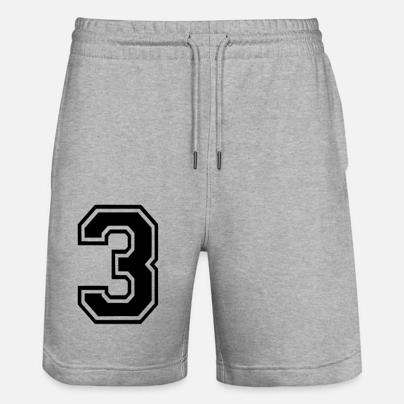 3 - Short de jogging bio TRAINER Stanley/Stella unisexe - gris chiné