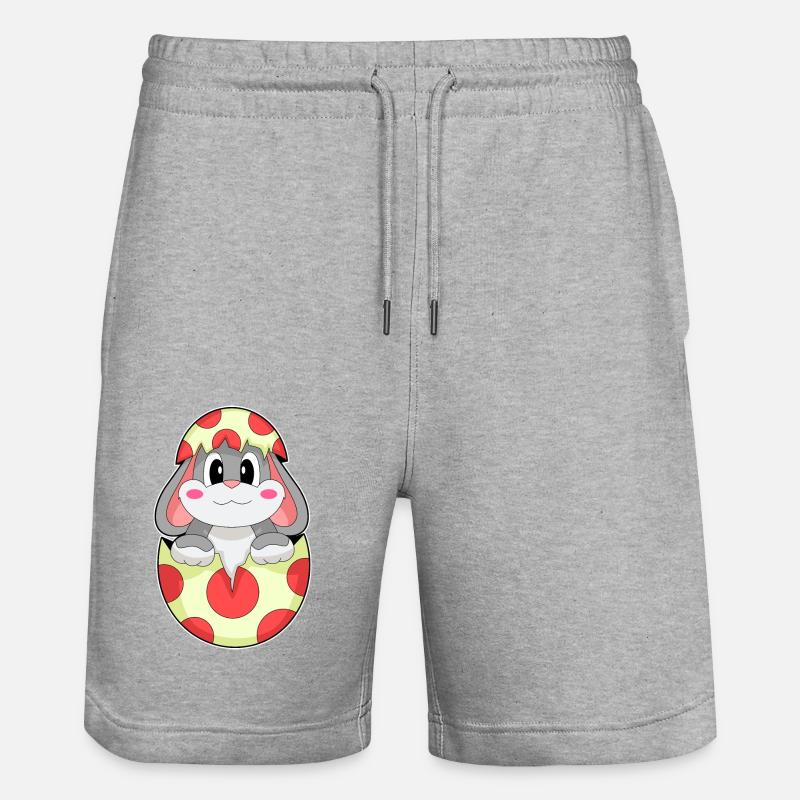 Oeuf de lapin - Short de jogging bio TRAINER Stanley/Stella unisexe - gris chiné
