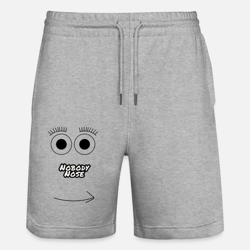 Visage rieur - Short de jogging bio TRAINER Stanley/Stella unisexe - gris chiné