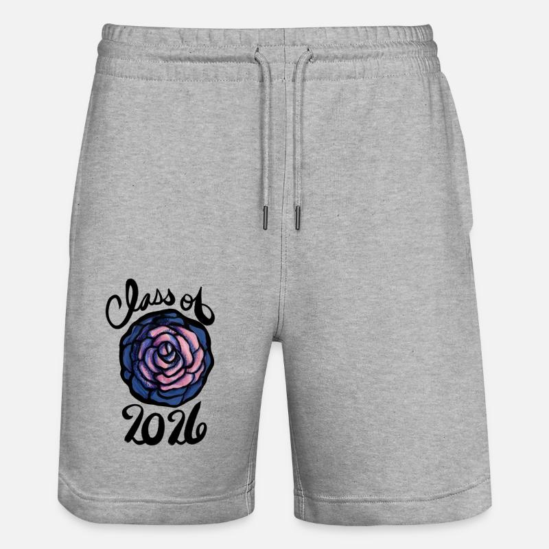 Classe de 2026 - Short de jogging bio TRAINER Stanley/Stella unisexe - gris chiné