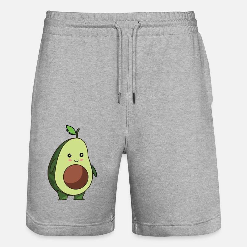 Avokado Sucré - Short de jogging bio TRAINER Stanley/Stella unisexe - gris chiné
