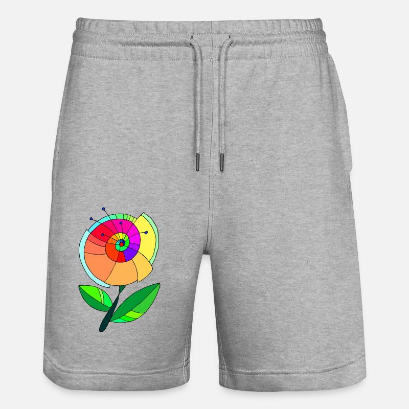 Fleur - Short de jogging bio TRAINER Stanley/Stella unisexe - gris chiné