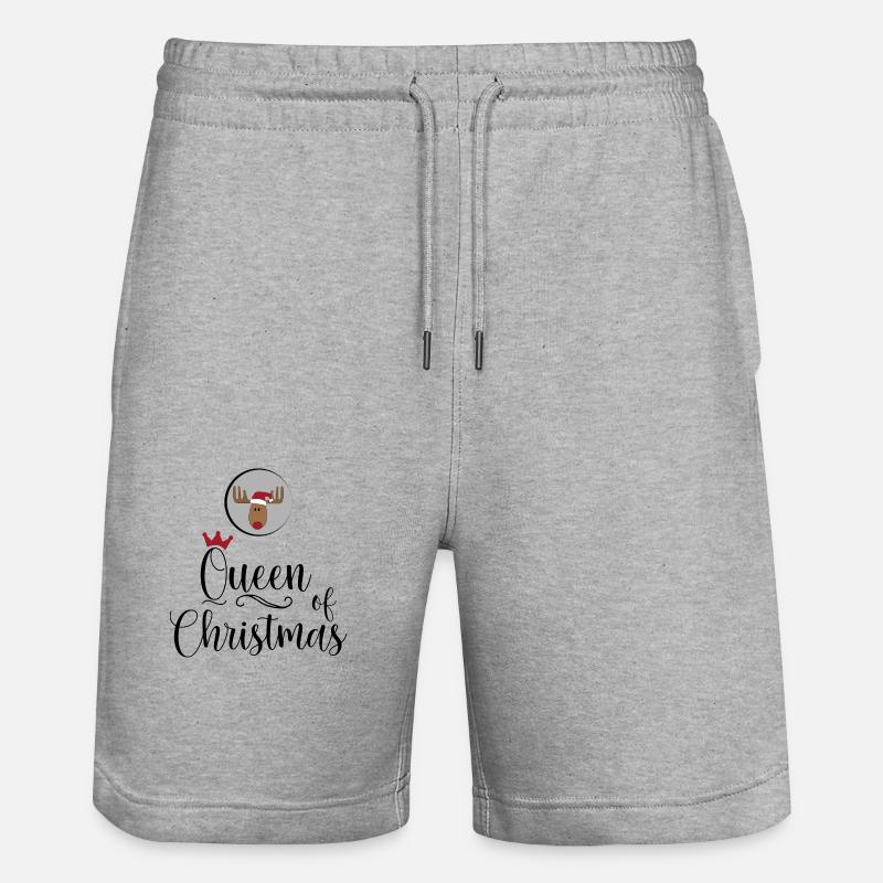 Reine de Noël - Short de jogging bio TRAINER Stanley/Stella unisexe - gris chiné