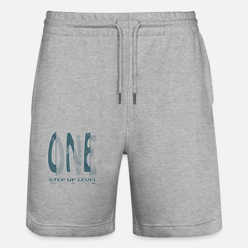 One - Short de jogging bio TRAINER Stanley/Stella unisexe - gris chiné
