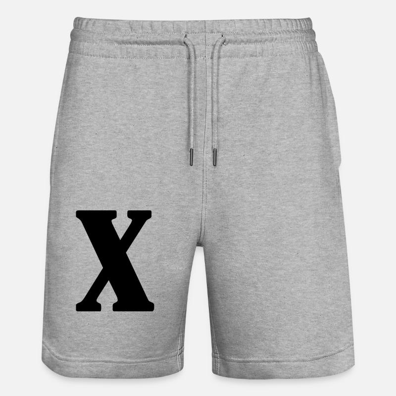 X - Short de jogging bio TRAINER Stanley/Stella unisexe - gris chiné