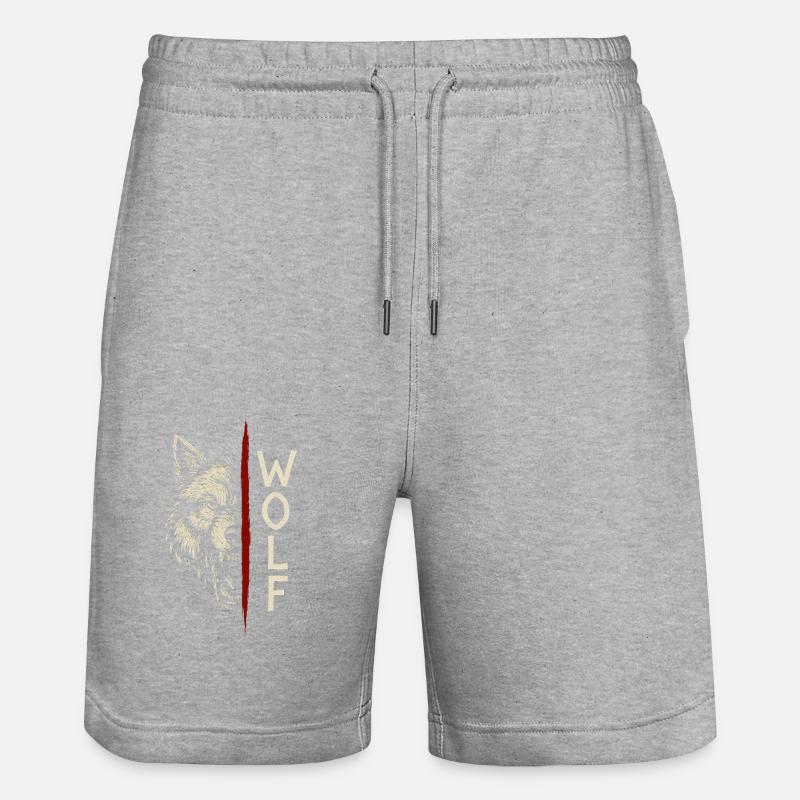 Loup - Short de jogging bio TRAINER Stanley/Stella unisexe - gris chiné