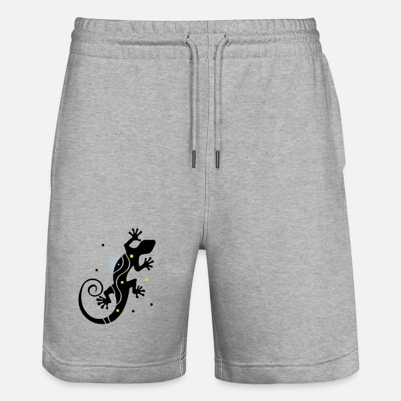 gecko - Short de jogging bio TRAINER Stanley/Stella unisexe - gris chiné