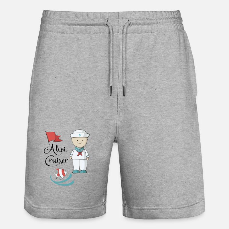 maritime - Short de jogging bio TRAINER Stanley/Stella unisexe - gris chiné