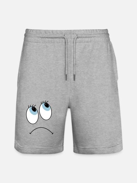 eyes - Stanley/Stella Trainer Unisex Organic Jogging Shorts - heather grey