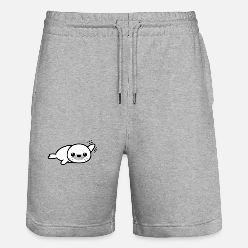 Phoque - Short de jogging bio TRAINER Stanley/Stella unisexe - gris chiné