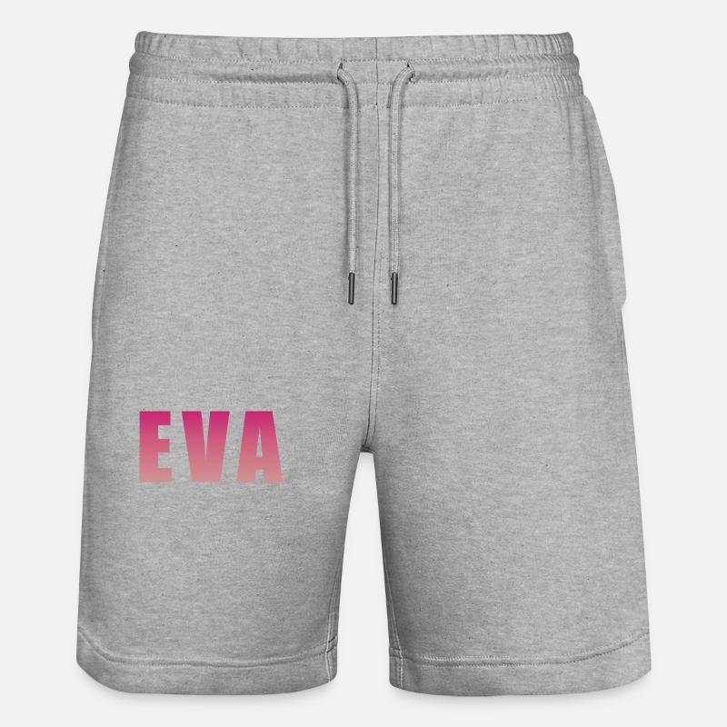 Conception de bloc de texte dégradé - Short de jogging bio TRAINER Stanley/Stella unisexe - gris chiné