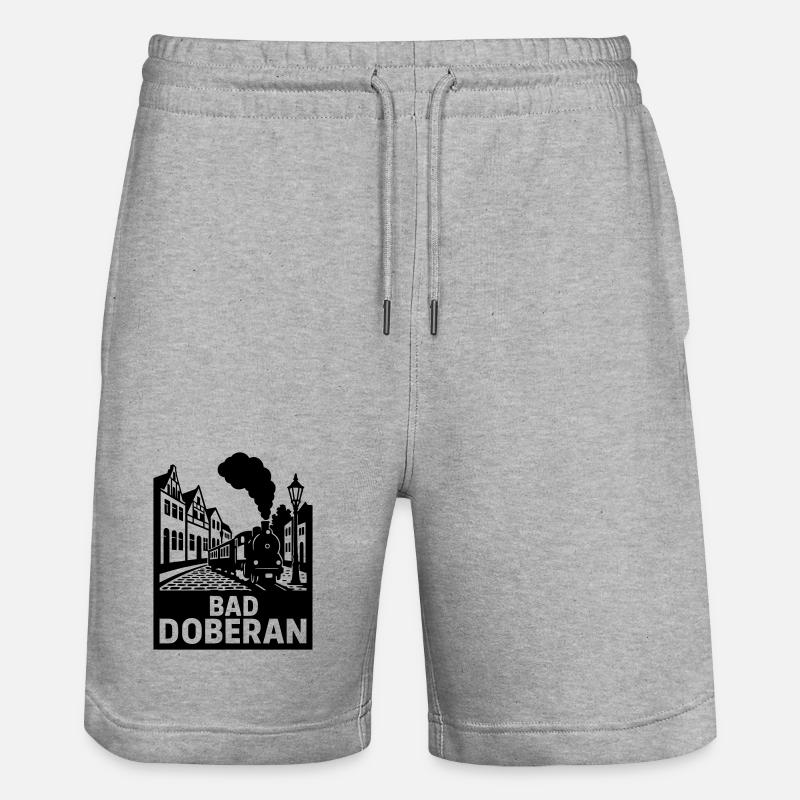 Mauvais Doberan - Short de jogging bio TRAINER Stanley/Stella unisexe - gris chiné