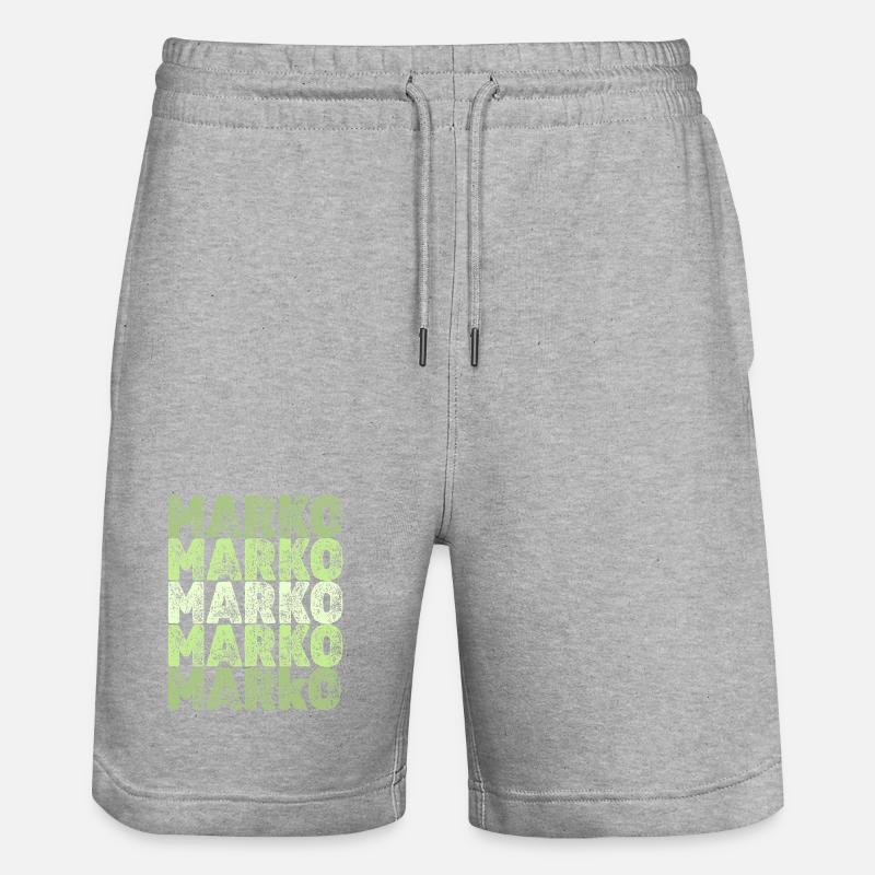 Cadeau pour Marko - Short de jogging bio TRAINER Stanley/Stella unisexe - gris chiné