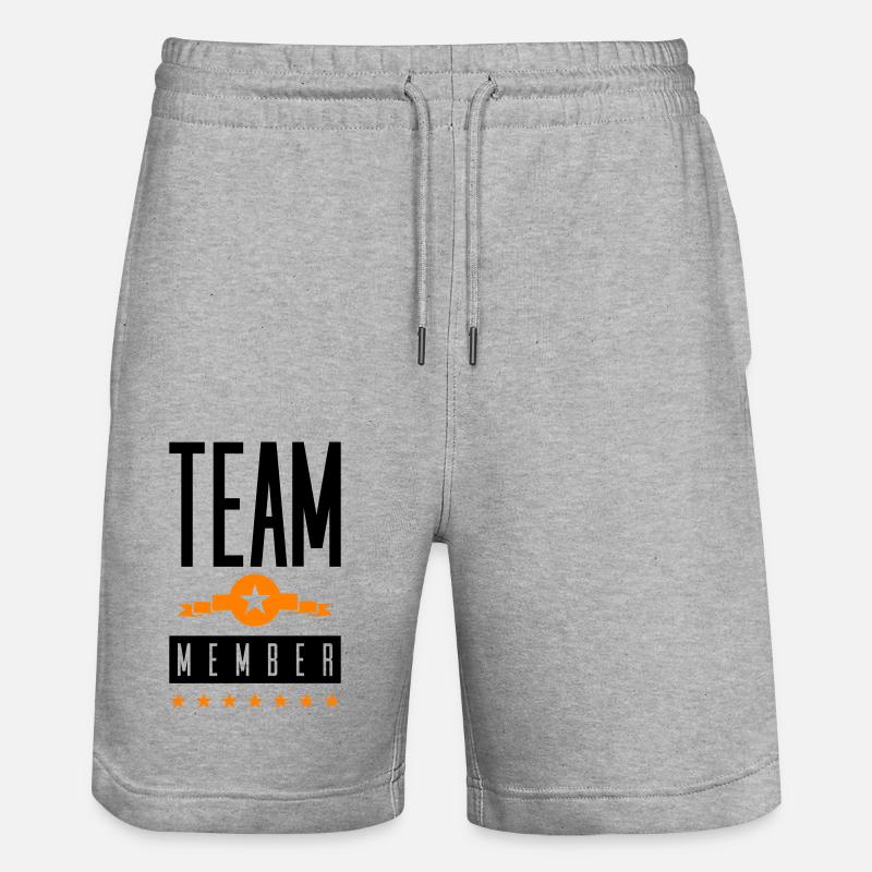 Membre de l’équipe 2 - Short de jogging bio TRAINER Stanley/Stella unisexe - gris chiné