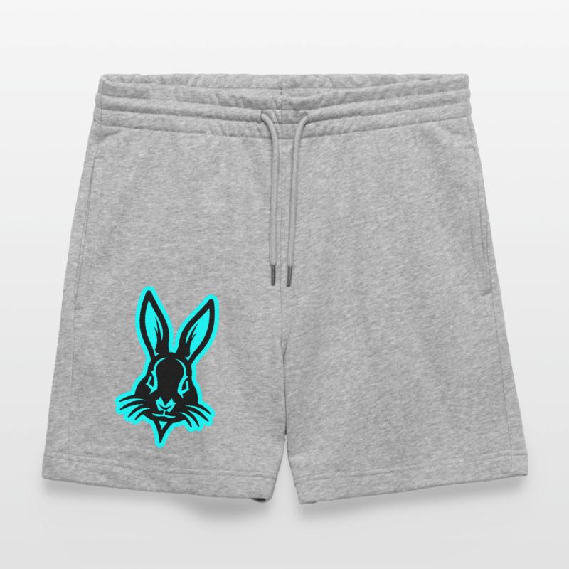 Bunny, Easter Bunny, Head Easter Stanley/Stella Trainer Unisex Organic Jogging Shorts