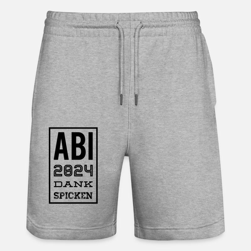 Abi 2024 grâce à spike - Short de jogging bio TRAINER Stanley/Stella unisexe - gris chiné