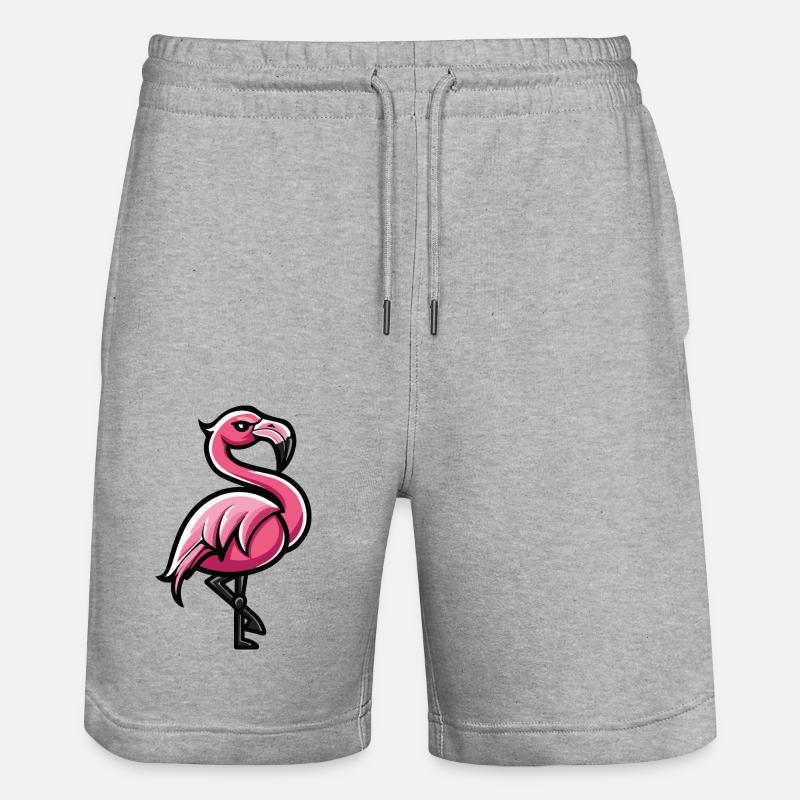 Flamant - Short de jogging bio TRAINER Stanley/Stella unisexe - gris chiné