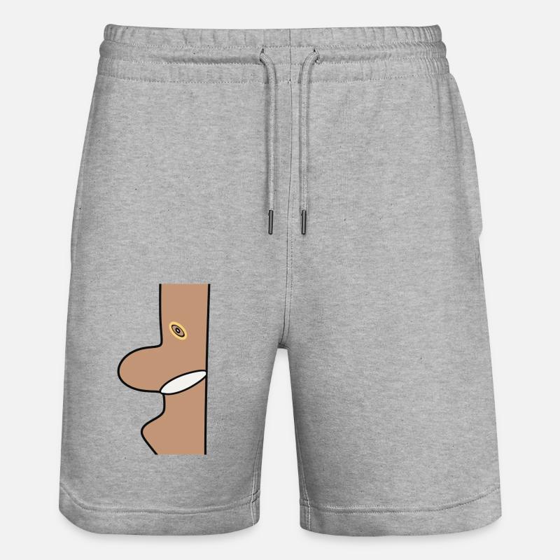 Jambe de - Short de jogging bio TRAINER Stanley/Stella unisexe - gris chiné