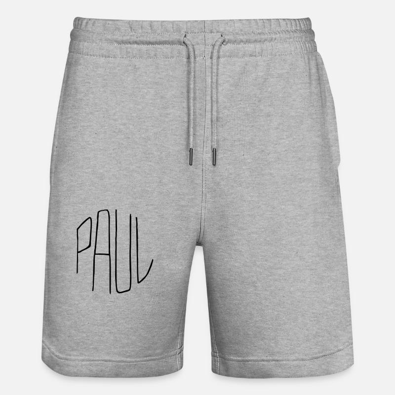 Cadeau Paul - Short de jogging bio TRAINER Stanley/Stella unisexe - gris chiné