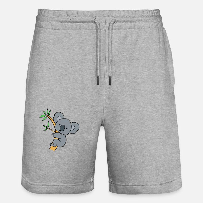 KOALA Bear 2 - Short de jogging bio TRAINER Stanley/Stella unisexe - gris chiné