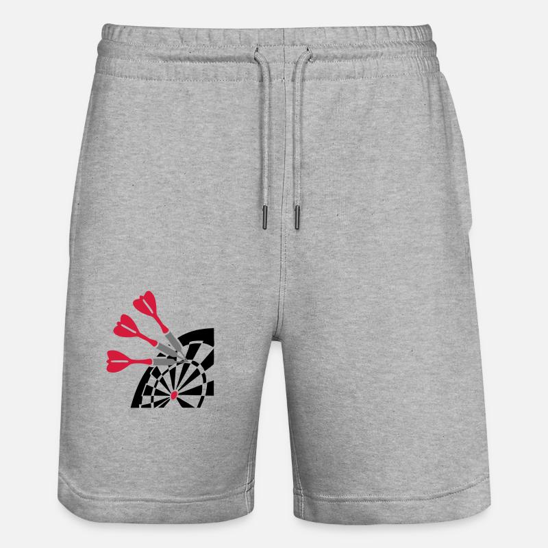 Fléchettes flèche fléchettes - Short de jogging bio TRAINER Stanley/Stella unisexe - gris chiné