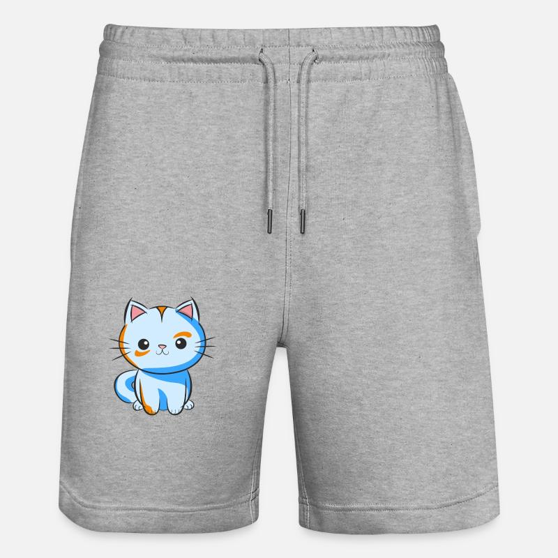 Chat - Short de jogging bio TRAINER Stanley/Stella unisexe - gris chiné