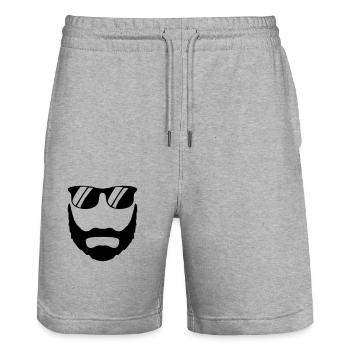 bart sonnenbrille - Stanley/Stella Unisex Bio Joggingshorts Trainer  - Grau meliert - Vorne - Nik (191cm) & Marisol (170cm)