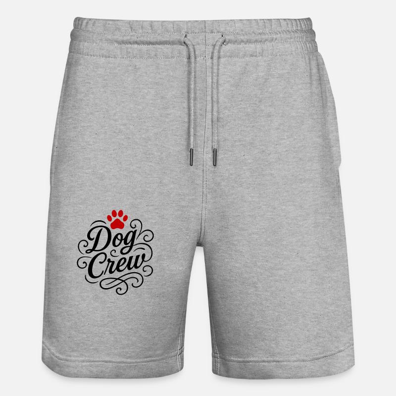 Équipage canin - Short de jogging bio TRAINER Stanley/Stella unisexe - gris chiné