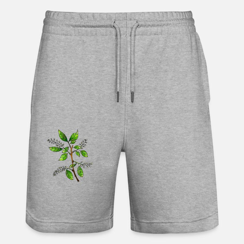 Fleur - Short de jogging bio TRAINER Stanley/Stella unisexe - gris chiné