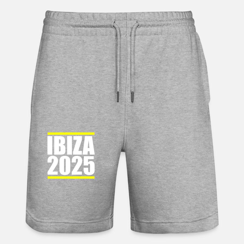 Ibiza 2025 - Short de jogging bio TRAINER Stanley/Stella unisexe - gris chiné