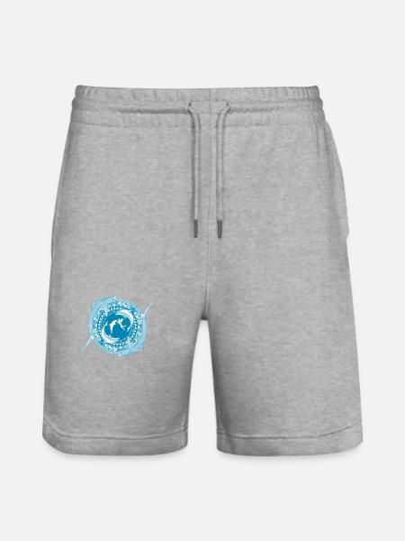 Daughter of Poseidon - Stanley/Stella Trainer Unisex Organic Jogging Shorts - heather grey