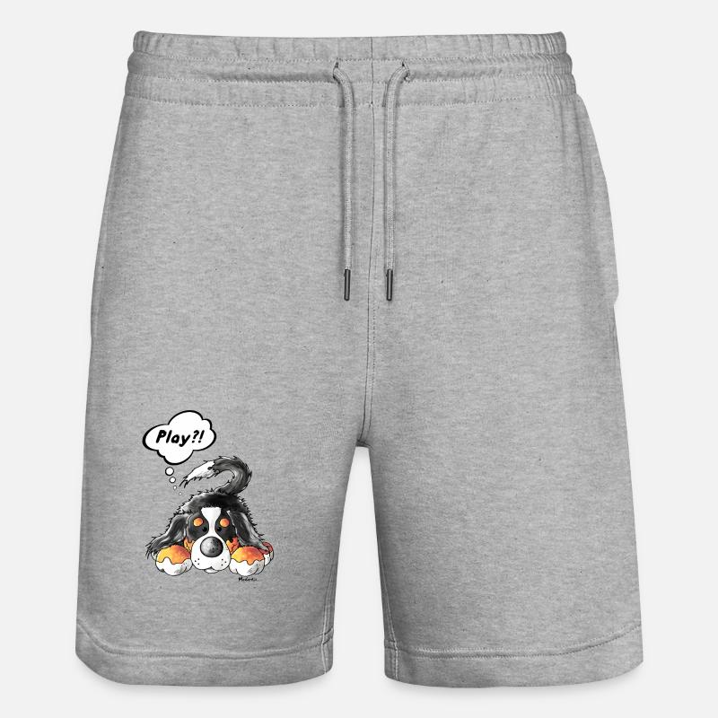 Bouvier bernois - Short de jogging bio TRAINER Stanley/Stella unisexe - gris chiné