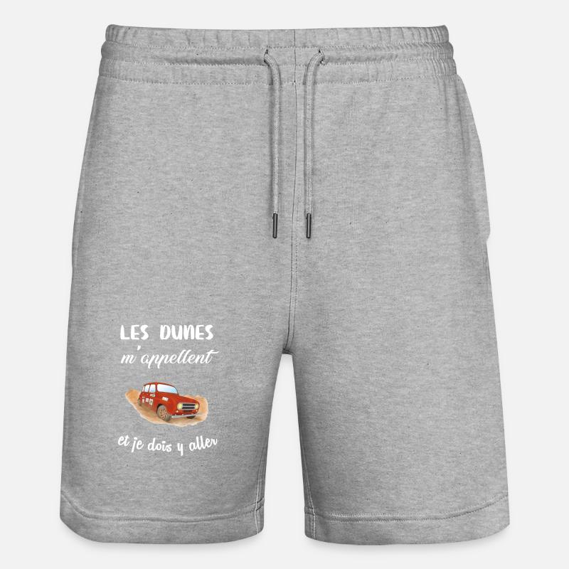 4L Trophy dunes - Short de jogging bio TRAINER Stanley/Stella unisexe - gris chiné