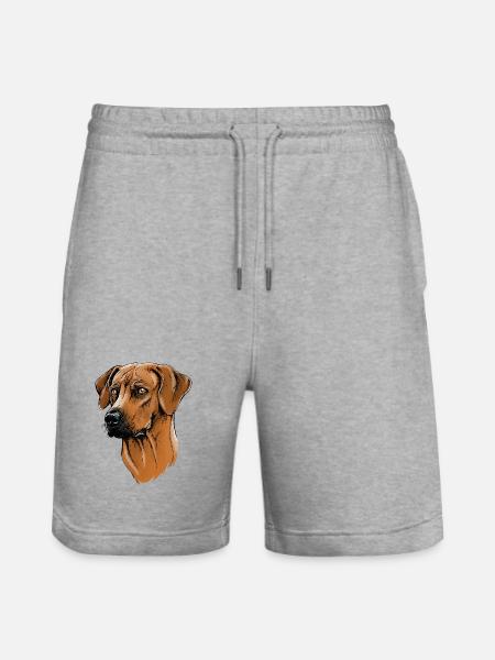 Rhodesian Ridgeback - Short de jogging bio TRAINER Stanley/Stella unisexe - gris chiné