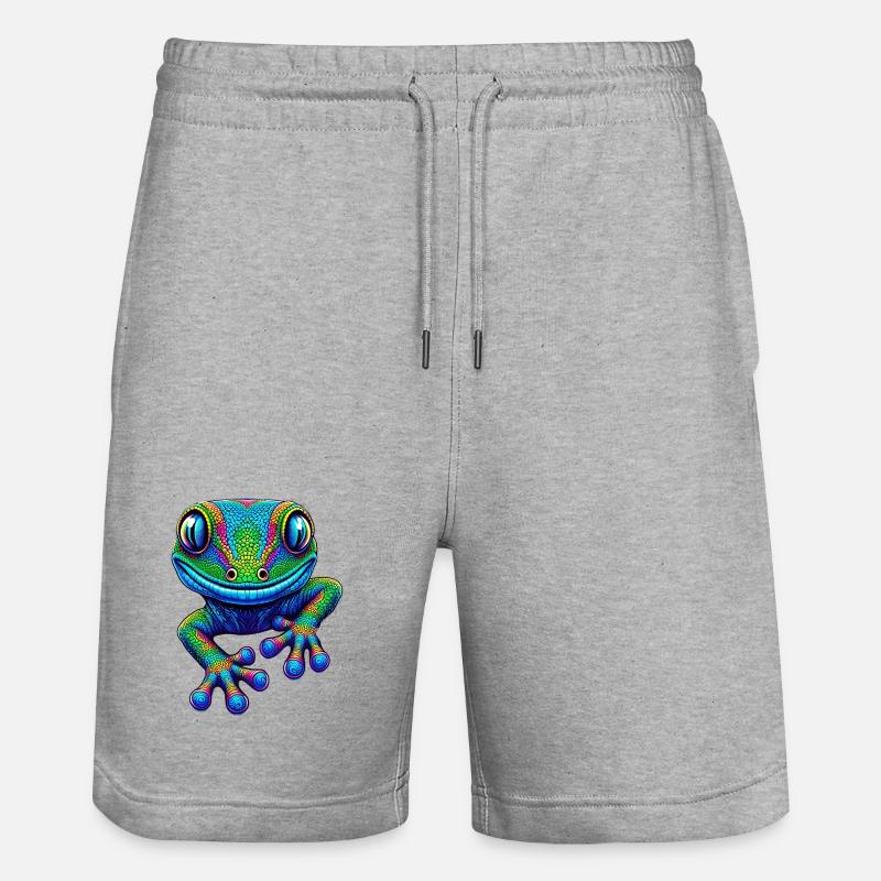 Gecko - Short de jogging bio TRAINER Stanley/Stella unisexe - gris chiné