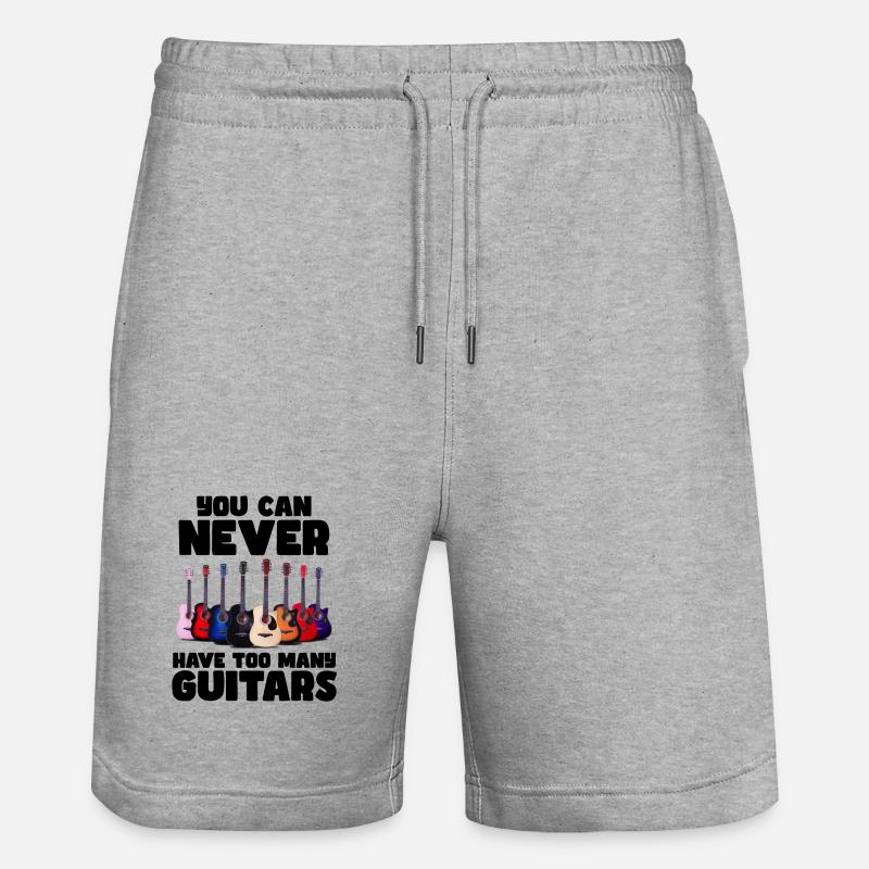 On n’a jamais trop de guitares # - Short de jogging bio TRAINER Stanley/Stella unisexe - gris chiné
