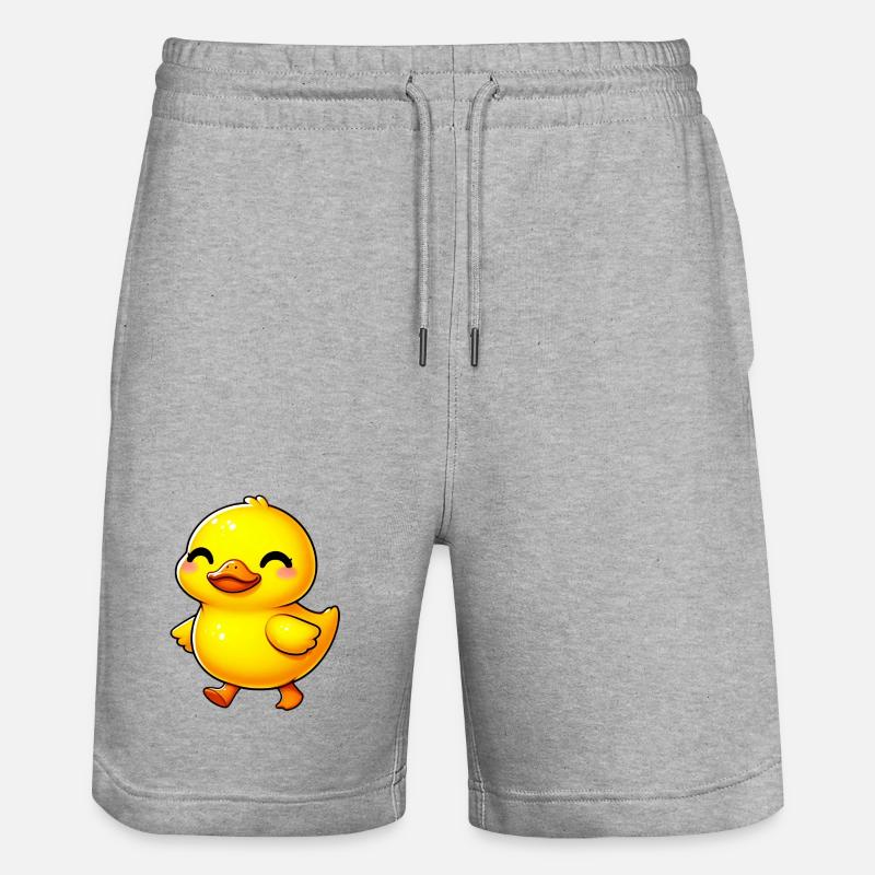 Caneton Canard Canard Canard - Short de jogging bio TRAINER Stanley/Stella unisexe - gris chiné