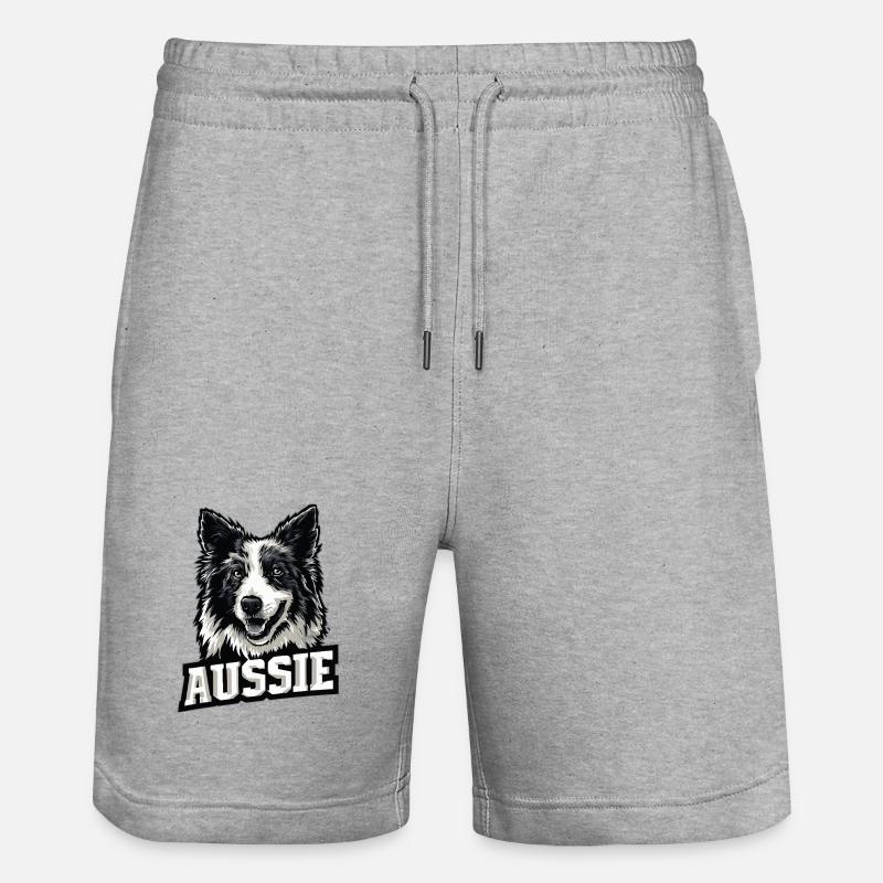 Berger australien – Aussie Pride - Short de jogging bio TRAINER Stanley/Stella unisexe - gris chiné