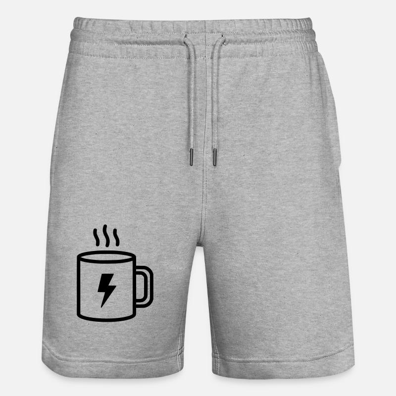 Coffee Cup Flash Energy - Short de jogging bio TRAINER Stanley/Stella unisexe - gris chiné