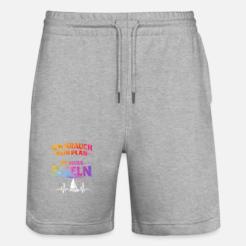 Voile - Short de jogging bio TRAINER Stanley/Stella unisexe - gris chiné