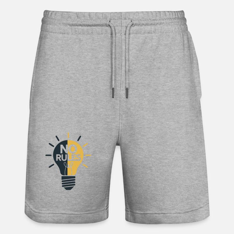 Conception de balle légère sans règles - Short de jogging bio TRAINER Stanley/Stella unisexe - gris chiné
