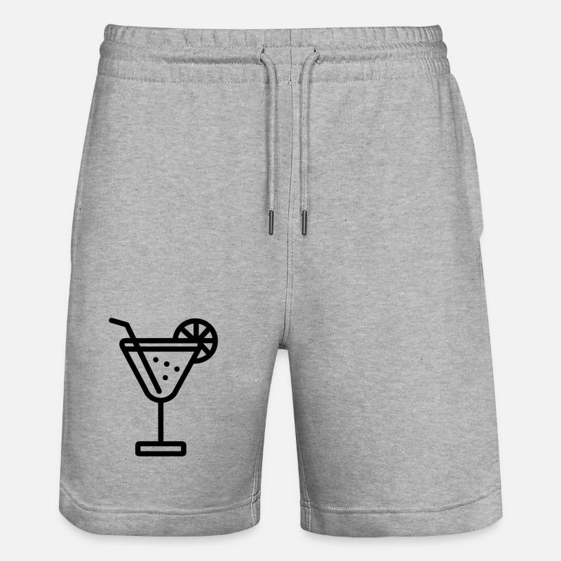 cocktail - Short de jogging bio TRAINER Stanley/Stella unisexe - gris chiné