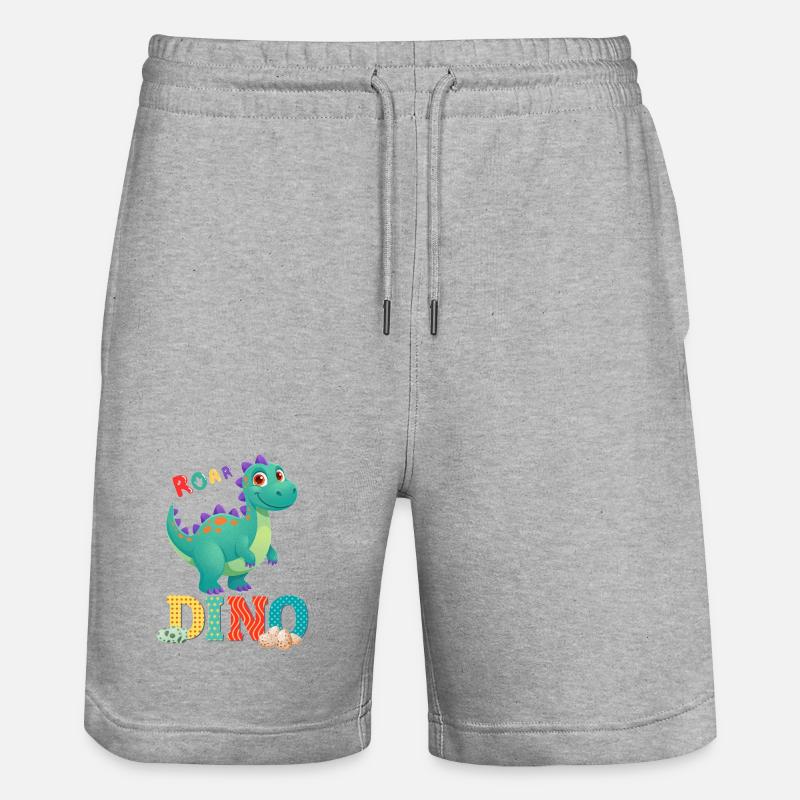 dino - Short de jogging bio TRAINER Stanley/Stella unisexe - gris chiné