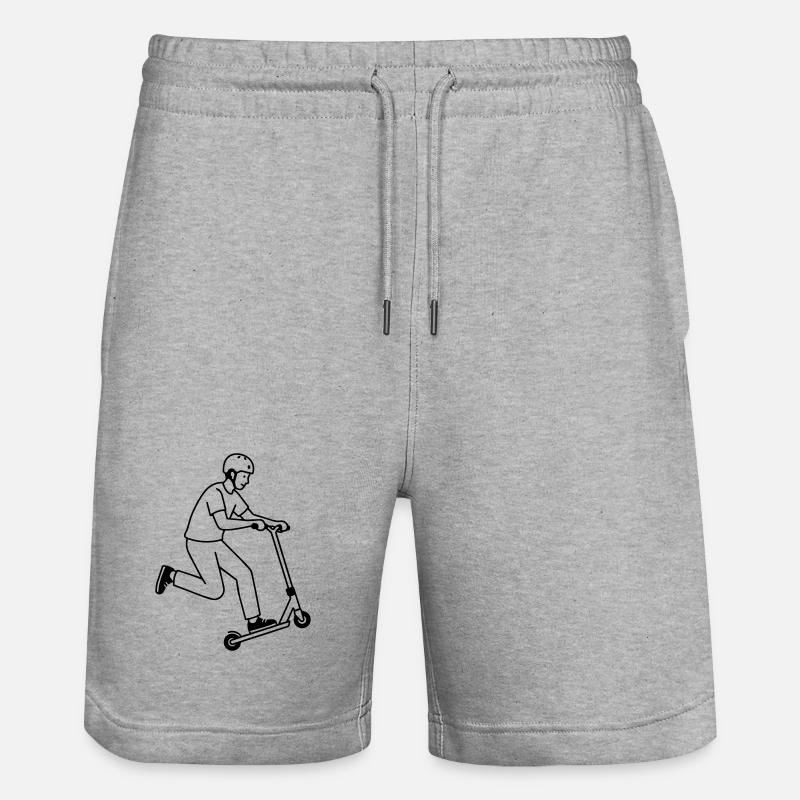 Trottinette cascade - Short de jogging bio TRAINER Stanley/Stella unisexe - gris chiné