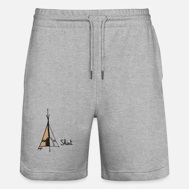 tipi shirt - Short de jogging bio TRAINER Stanley/Stella unisexe - gris chiné