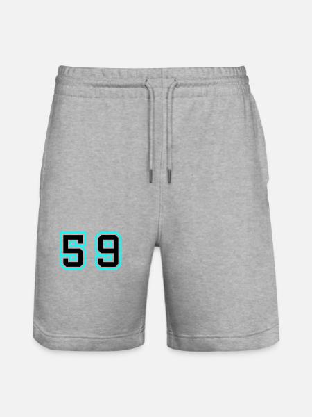 59 Symbole numérique - Short de jogging bio TRAINER Stanley/Stella unisexe - gris chiné