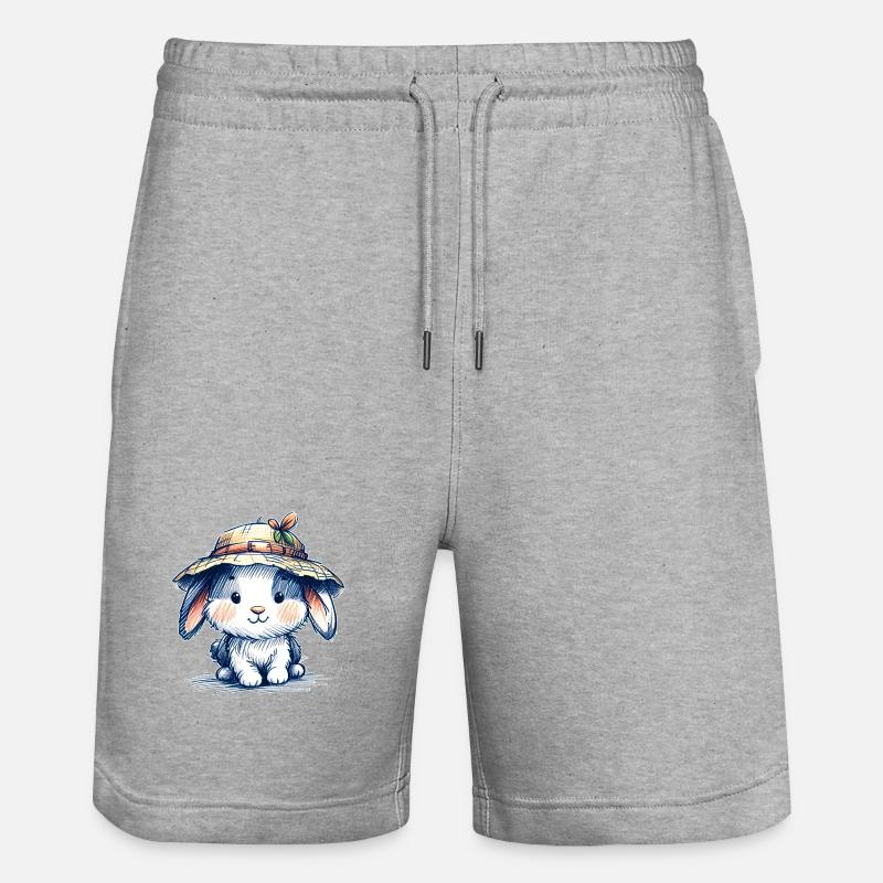 Lapin - Short de jogging bio TRAINER Stanley/Stella unisexe - gris chiné