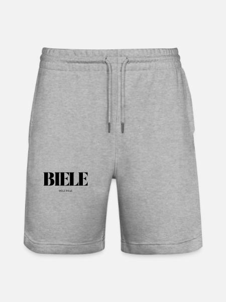 BIELE BIELE BIELE - Stanley/Stella Unisex Bio Joggingshorts Trainer - Grau meliert